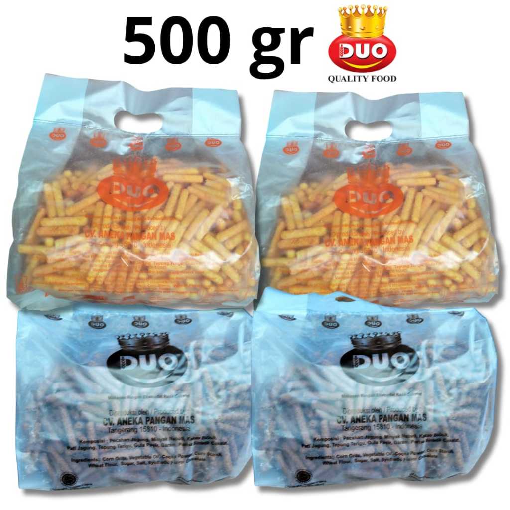 

stick DUO stick balado stick coklat cemilan stik