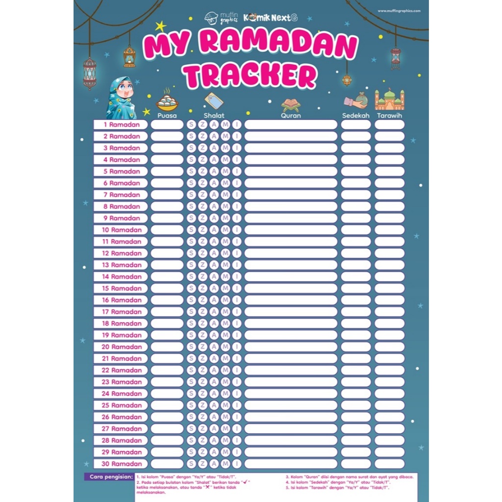 

[Mizan Medan] (TIDAK DIJUAL) RAMADHAN TRACKER - CAB