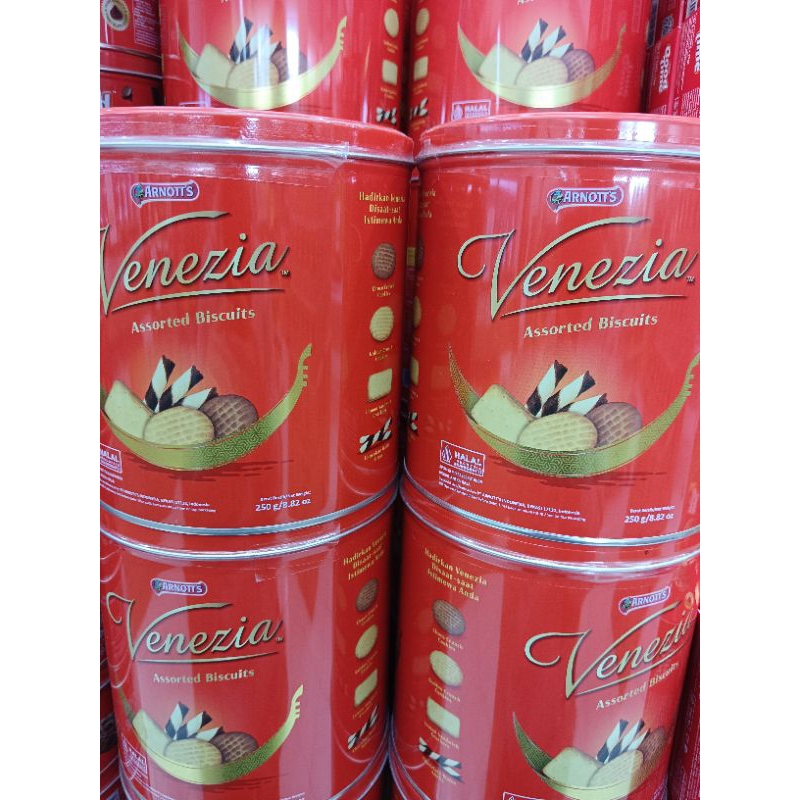 

VENEZIA ASSORTED ARNOTTS 250GR (KUE LEBARAN)