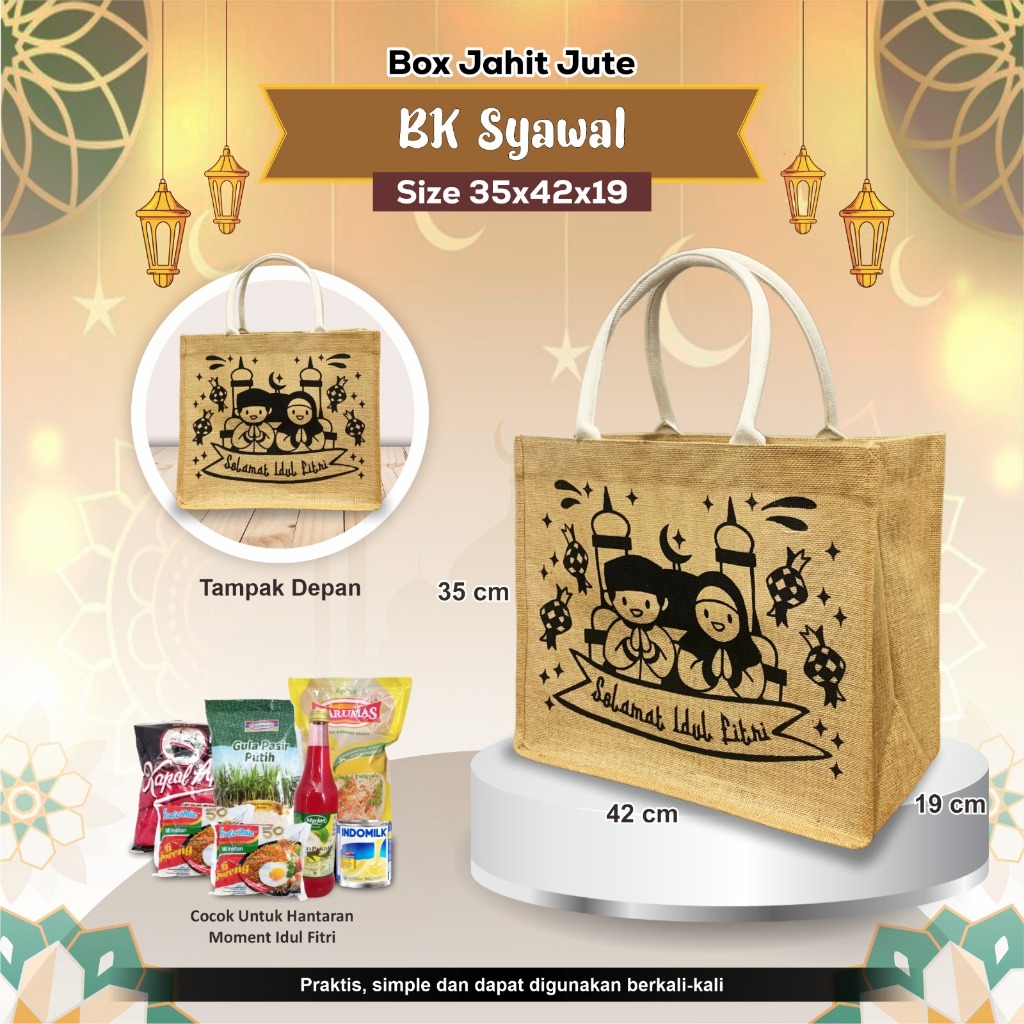 Tas Jute Tote Bag Goni Tas Cantik Goni Tas Karung Goni Goodie Bag Jute Tas Karung Goni Jute