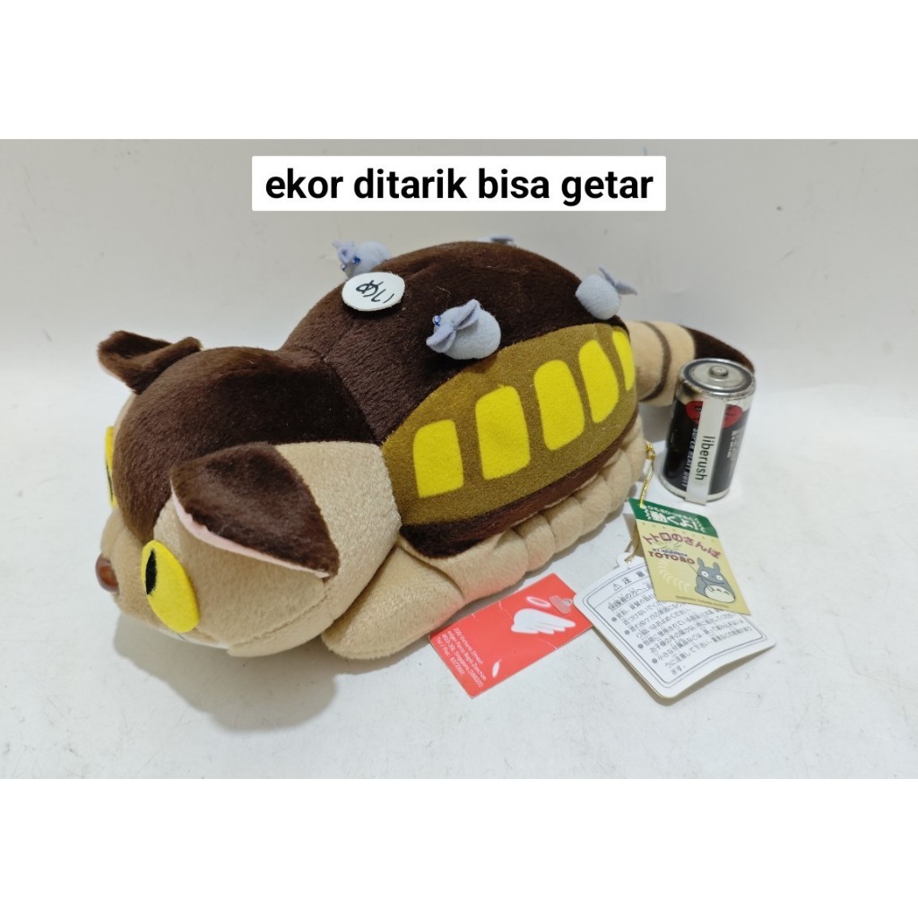 ghibli neko bus cat sun arrow my neighbor totoro plush doll boneka