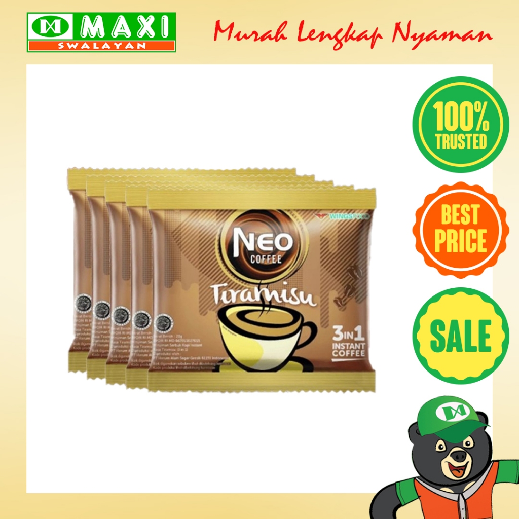 

Neo Coffee Tiramisu 5x20gr