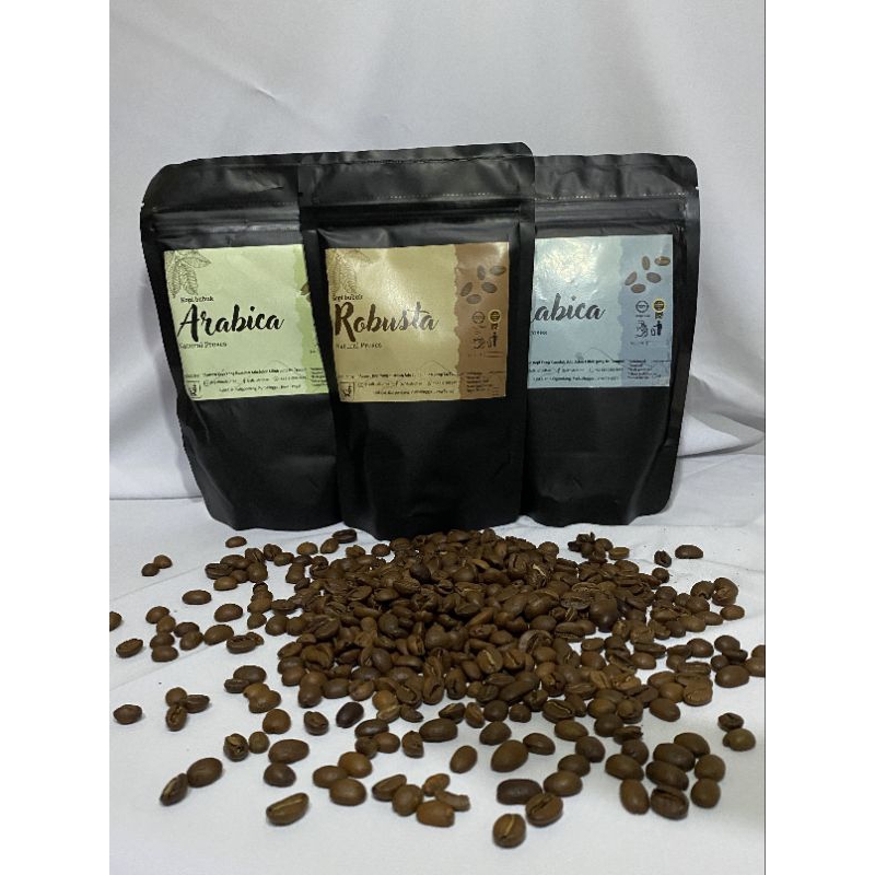 

Kopi Arabica 100gr Fullwash Process Sehat Nikmat Asli Biji Kopi 100% tanpa campuran