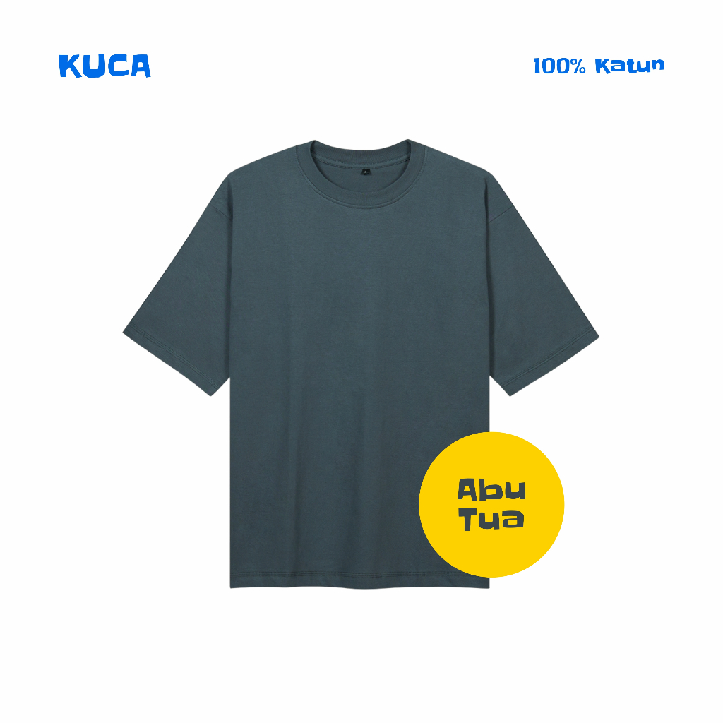 KUCA Kaos Oversize Abu Tua