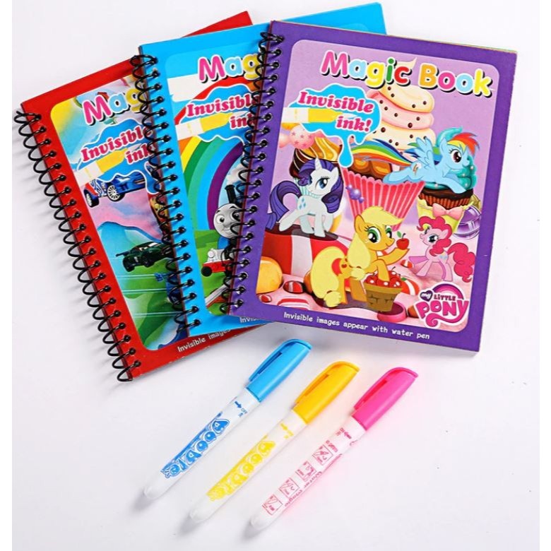 MAGIC SCRATCH NOTE - BUKU GAMBAR ANAK - MAGIC DRAWING BOOK
