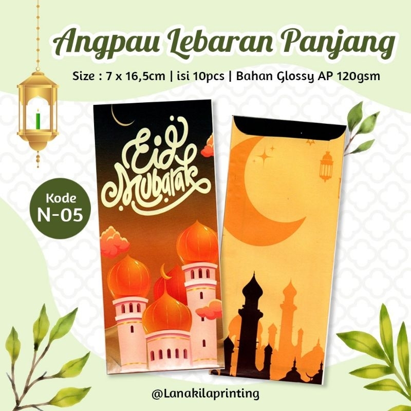 

ISI 10 PCS KODE N05 AMPLOP ANGPAU ANGPAO LEBARAN