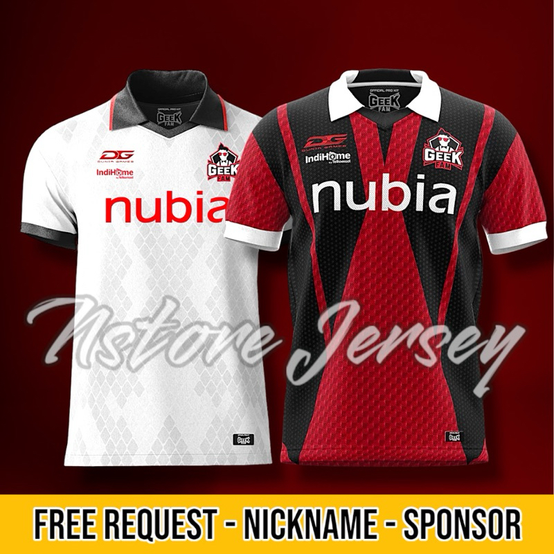 Jersey Gaming Esport GEEKFAM Terbaru 2025 FREE NICKNAME