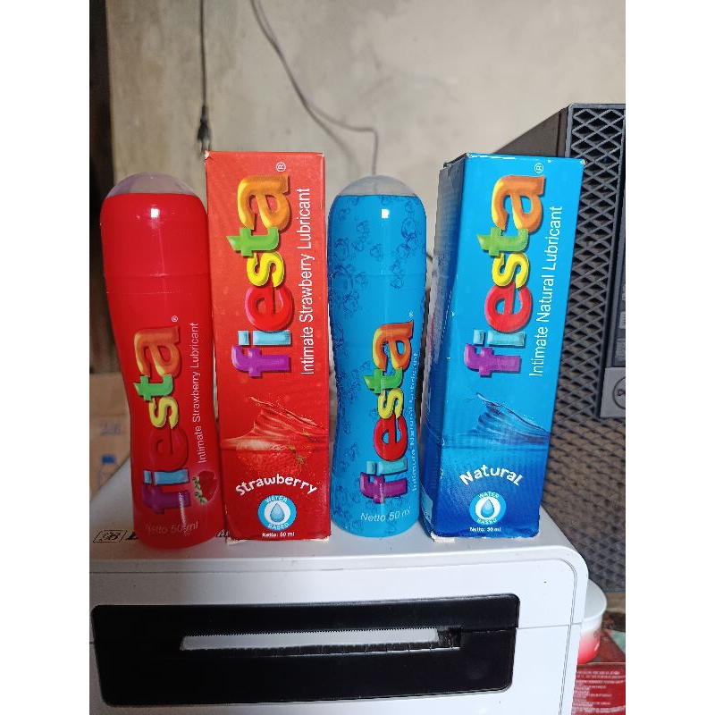 fiesta intimate strawberry lubricant 50ml