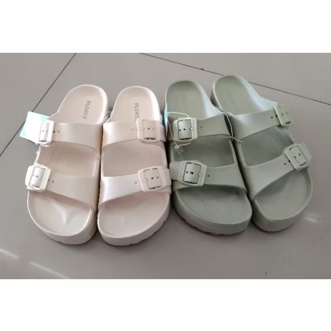 Sandal slop wanita bata  original bahan karet 6107043-6105043
