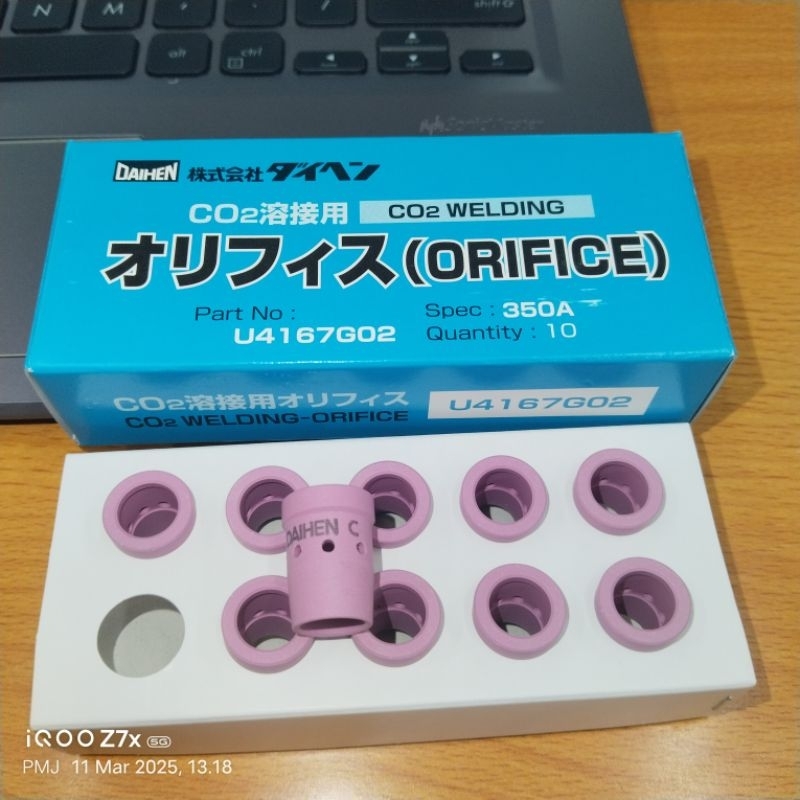 OTC U4167G02 Orifice 350 A / CERAMIC DIFFUSER / MIG GUN OTC DAIHEN