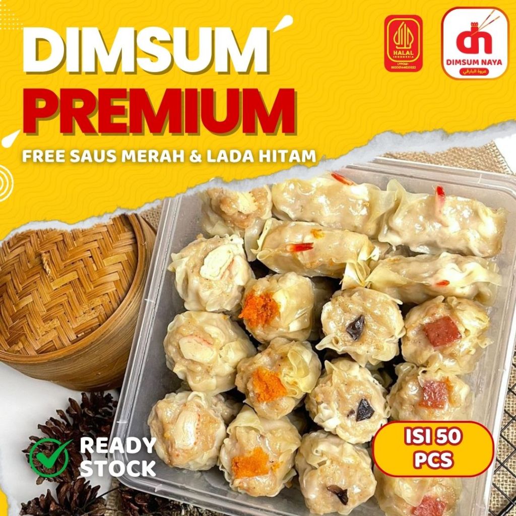 

DIMSUM FROZEN PREMIUM & HALAL Mix isi 50 Harga Super Hemat & Halal