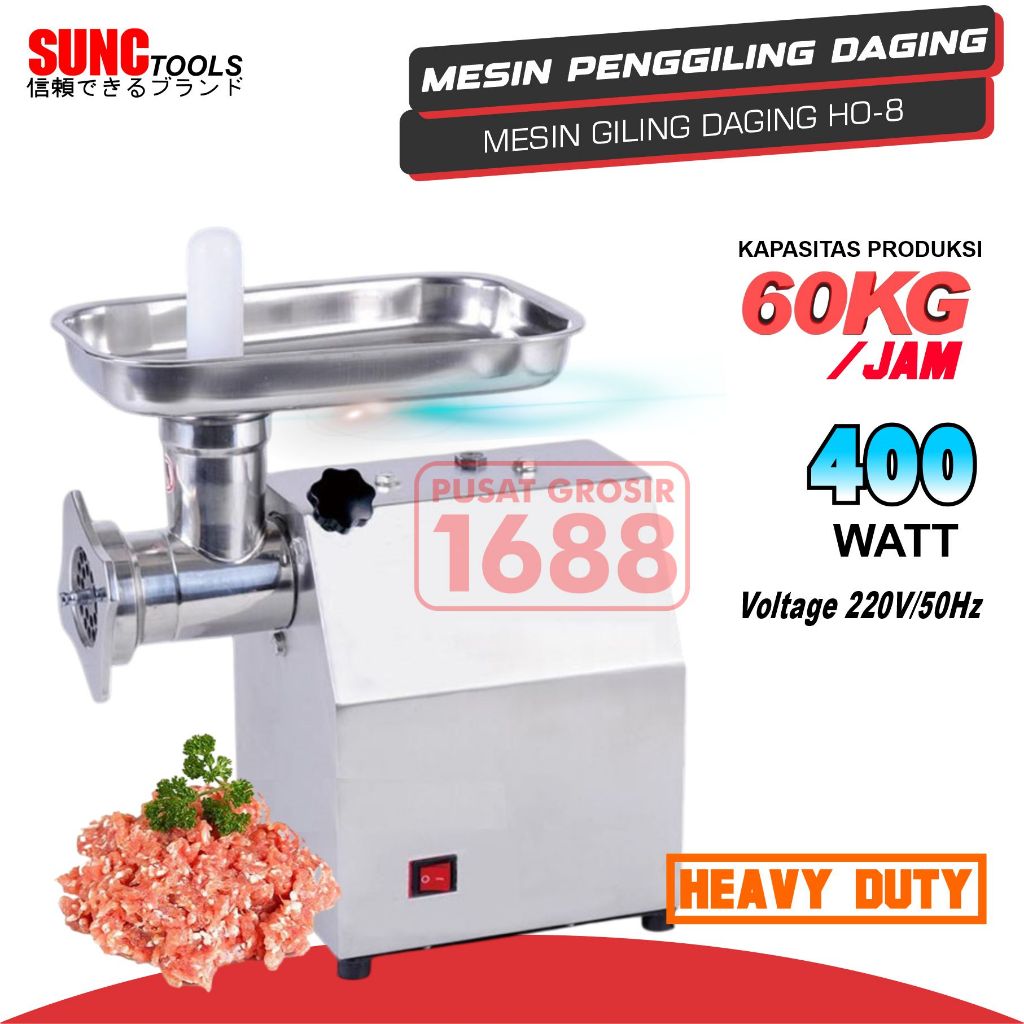 Gilingan Penggiling Daging Listrik HO-8 / Meat Grinder Electrik Mini