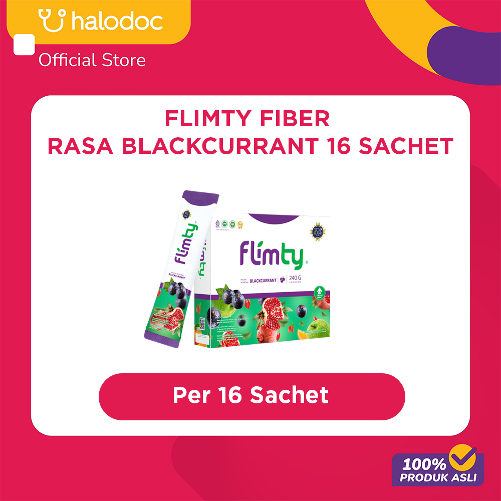 Flimty Fiber Rasa Blackcurrant 16 Sachet