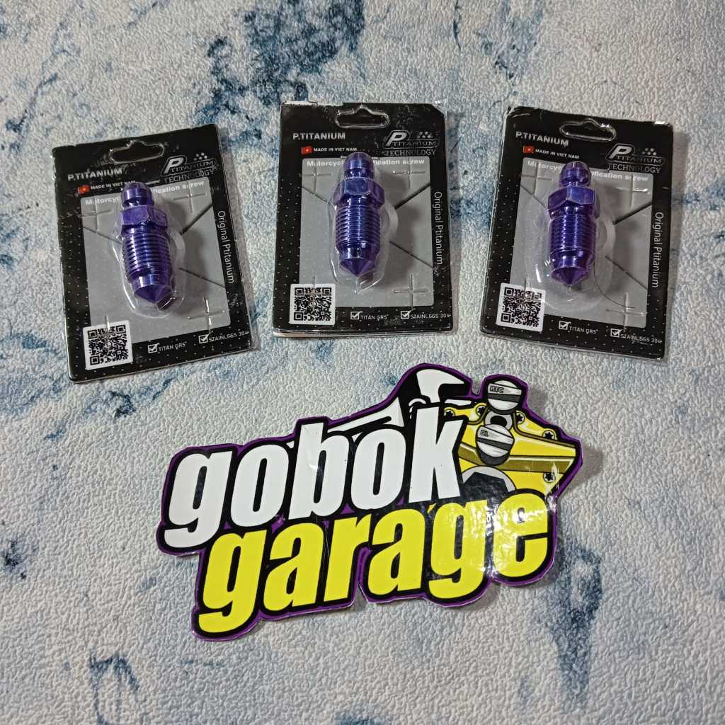 Nepel Angin Titanium M10 Drat 14 Halus 1.00 Kasar 1.25 Titanium