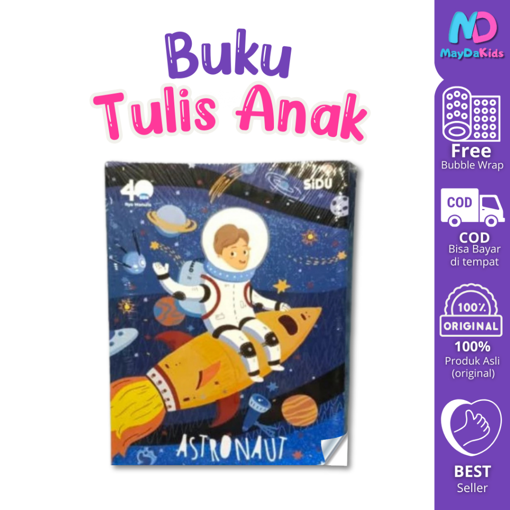

Buku Tulis SIDU Astronaut 58 Lembar 1 Pack