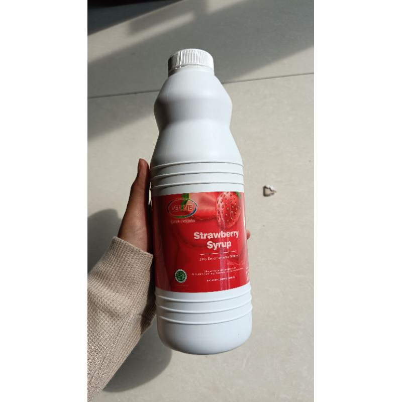 

Gee Zie Sirup Perisa Strawberry