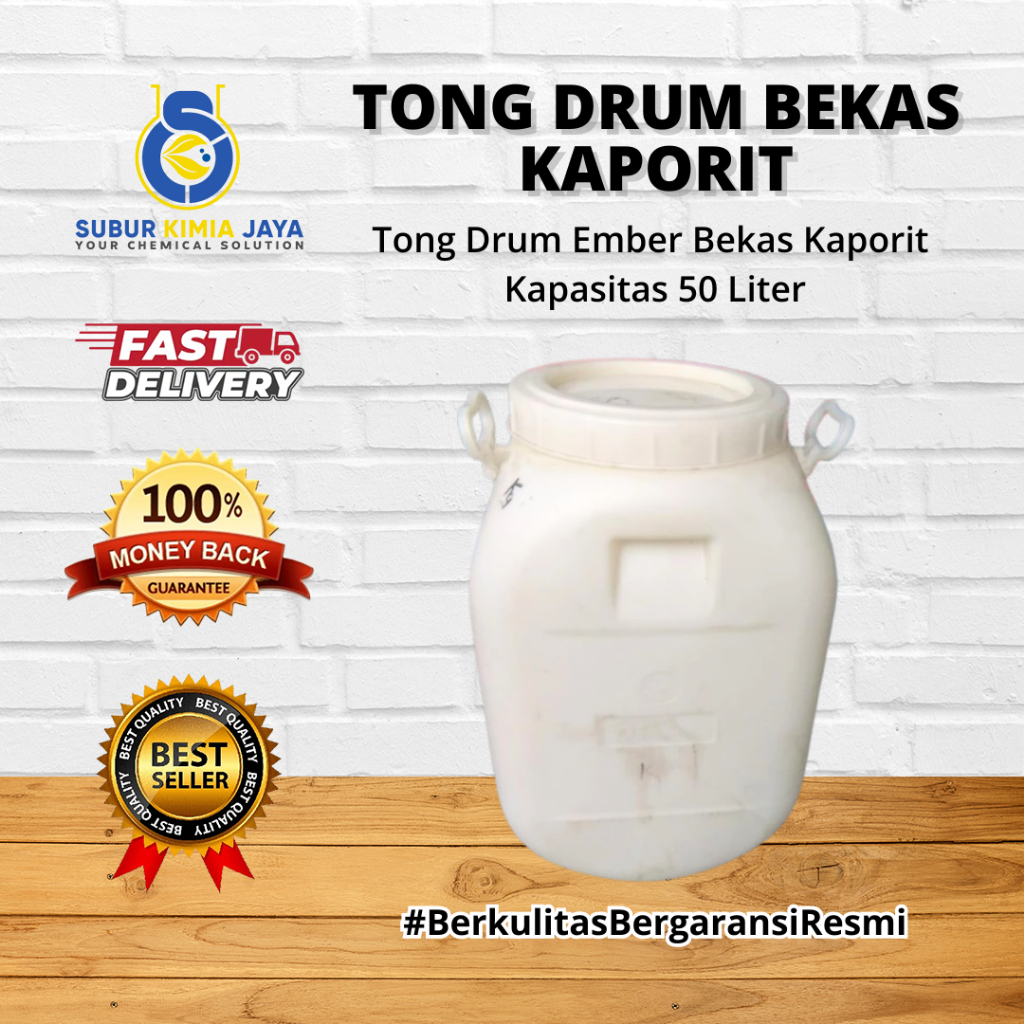 Tong Drum Ember Bekas Kaporit Kapasitas 50 Liter