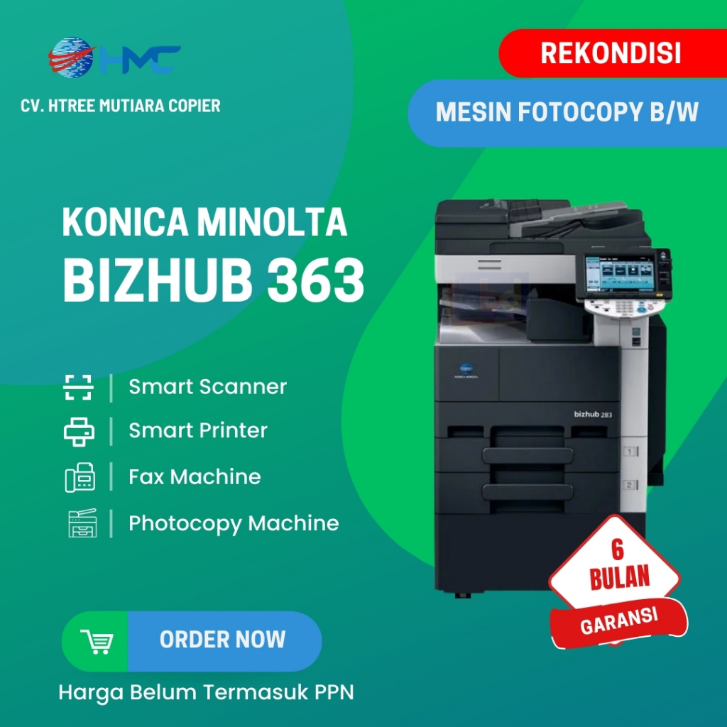 Mesin Fotocopy Konica Minolta Bizhub 363