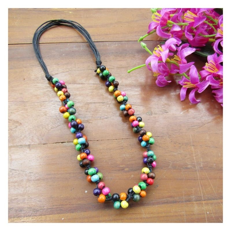 Kalung etnik / Kalung kayu / Kalung Murah / Kalung Handmade / Kalung Panjang