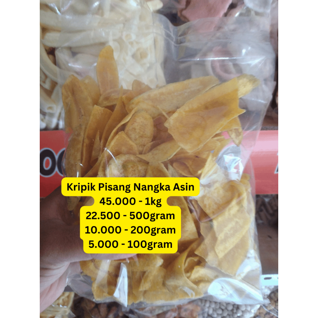 

Kripik Pisang Nangka Asin - Camilan Ngonah Snacks