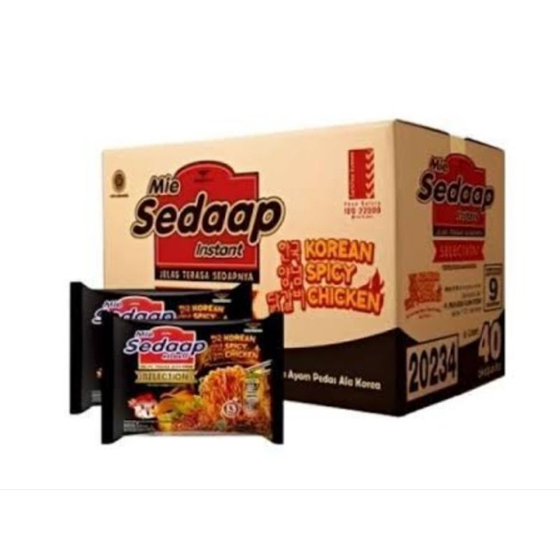 

mie sedap spicy 1dus(40 bungkus)/mie sedap/mie spicy/mie instan