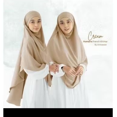 Preloved kerudung french khimar cringkle by umnawear