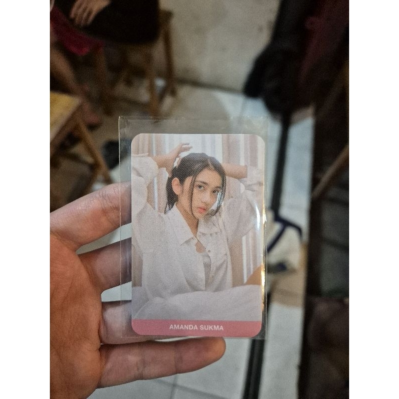 Photocard amanda JKT48 morning call