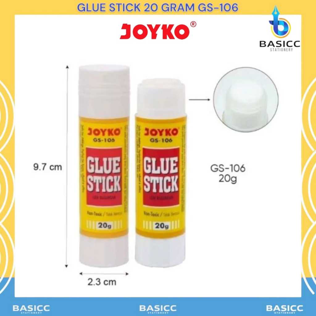 

Joyko Glue Stick 20 Gram Lem Kertas Batang GS -106 | @1 Pcs