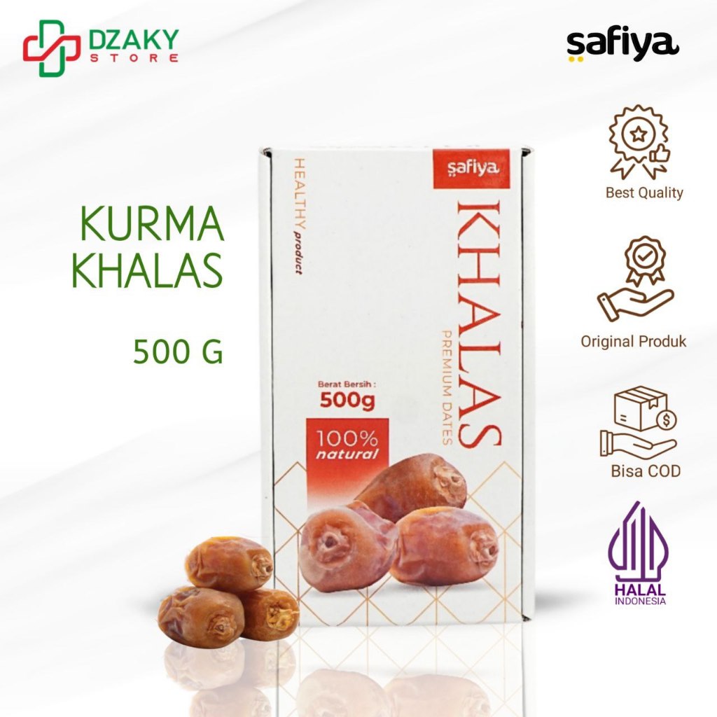 

Safiya Kurma Khalas 500gr Kurma Kholas Legit Premium