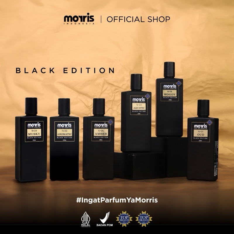 MORRIS EAU DE PARFUME BLACK EDITION 100ML - PARFUM PRIA