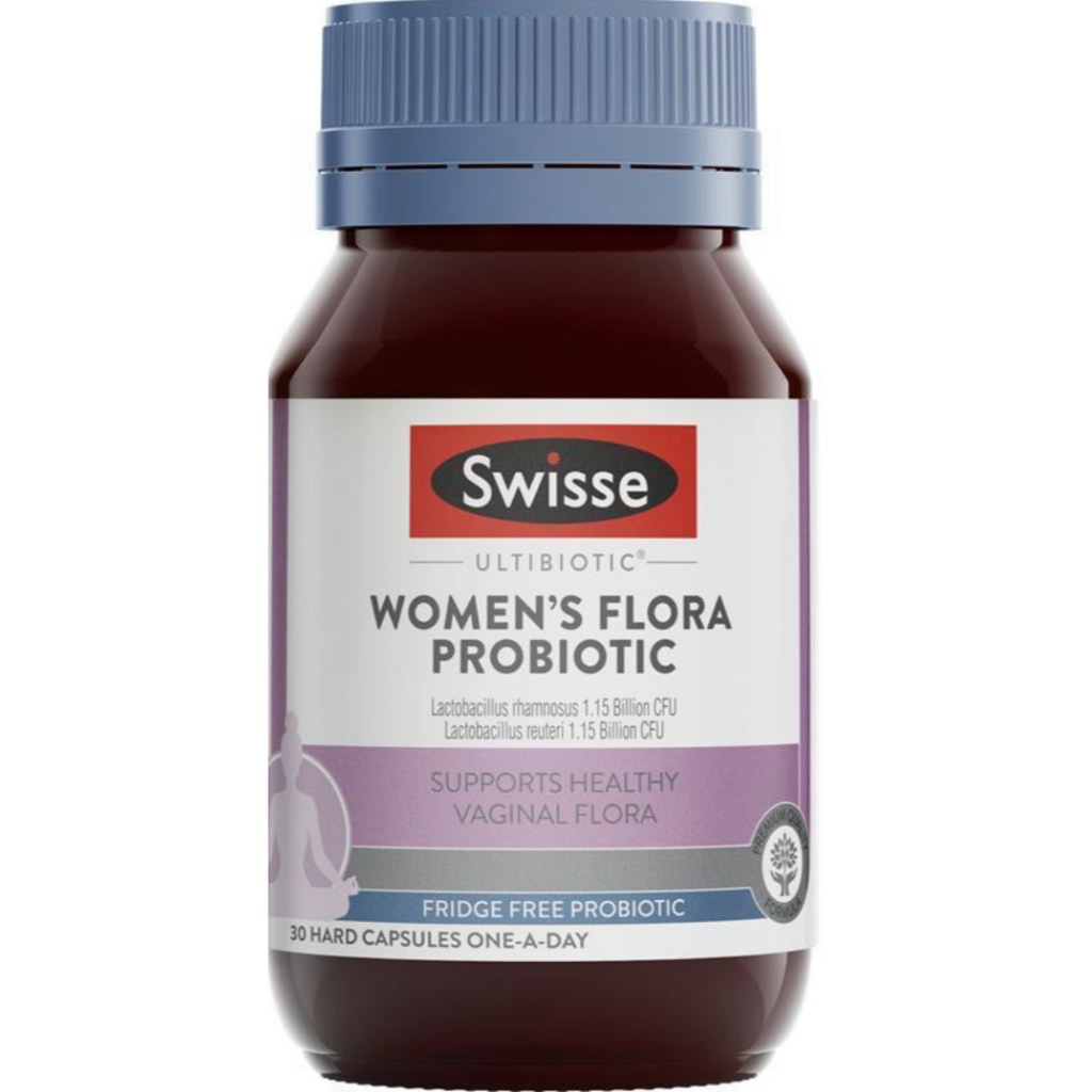 Swisse Ultibiotic Womens Flora Probiotic 30 Capsules