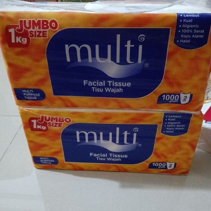 Multi Facial Tissue / Multi Tisu Wajah 1000gram
