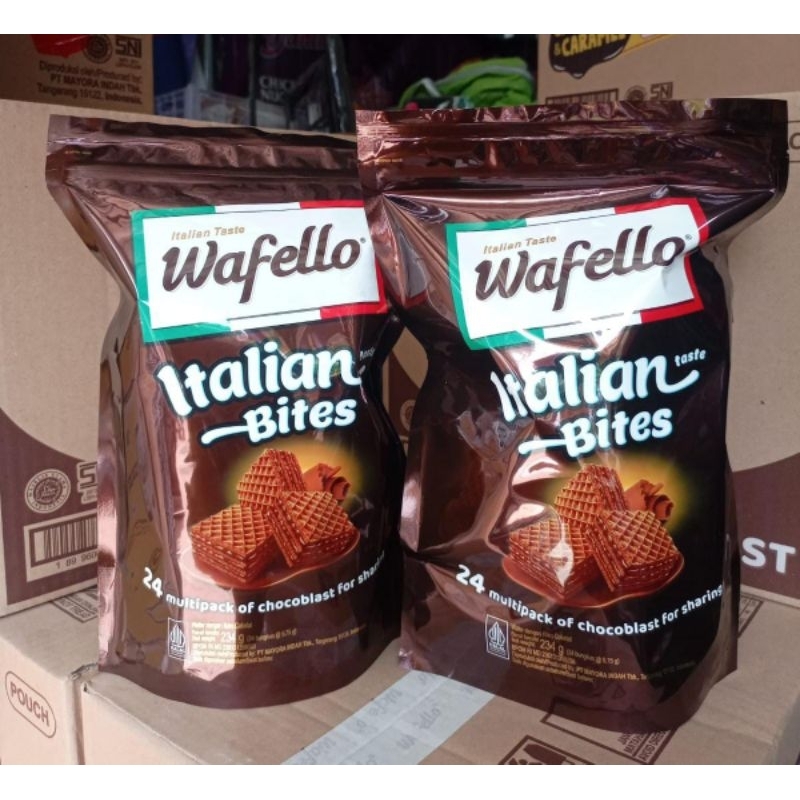 

WAFELLO WAFER ITALIAN CHOCOLATE POUCH isi 24pc