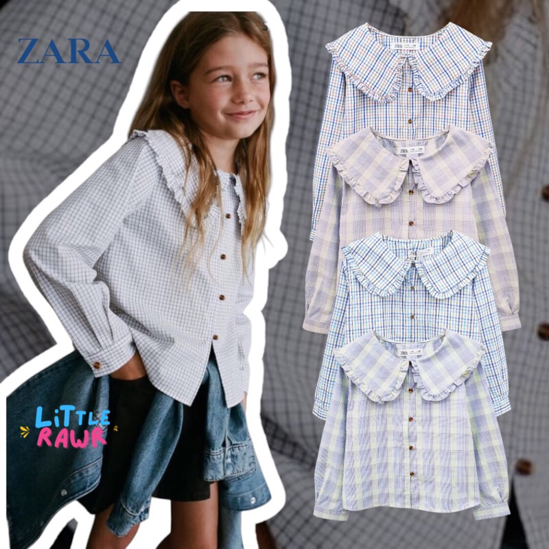 Blouse Kemeja Anak Perempuan Zara