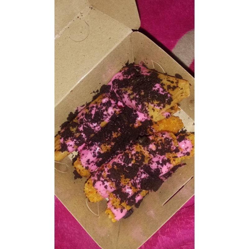 

Banana Sticky "Pisang Krispi dengan baluran berbagai topping