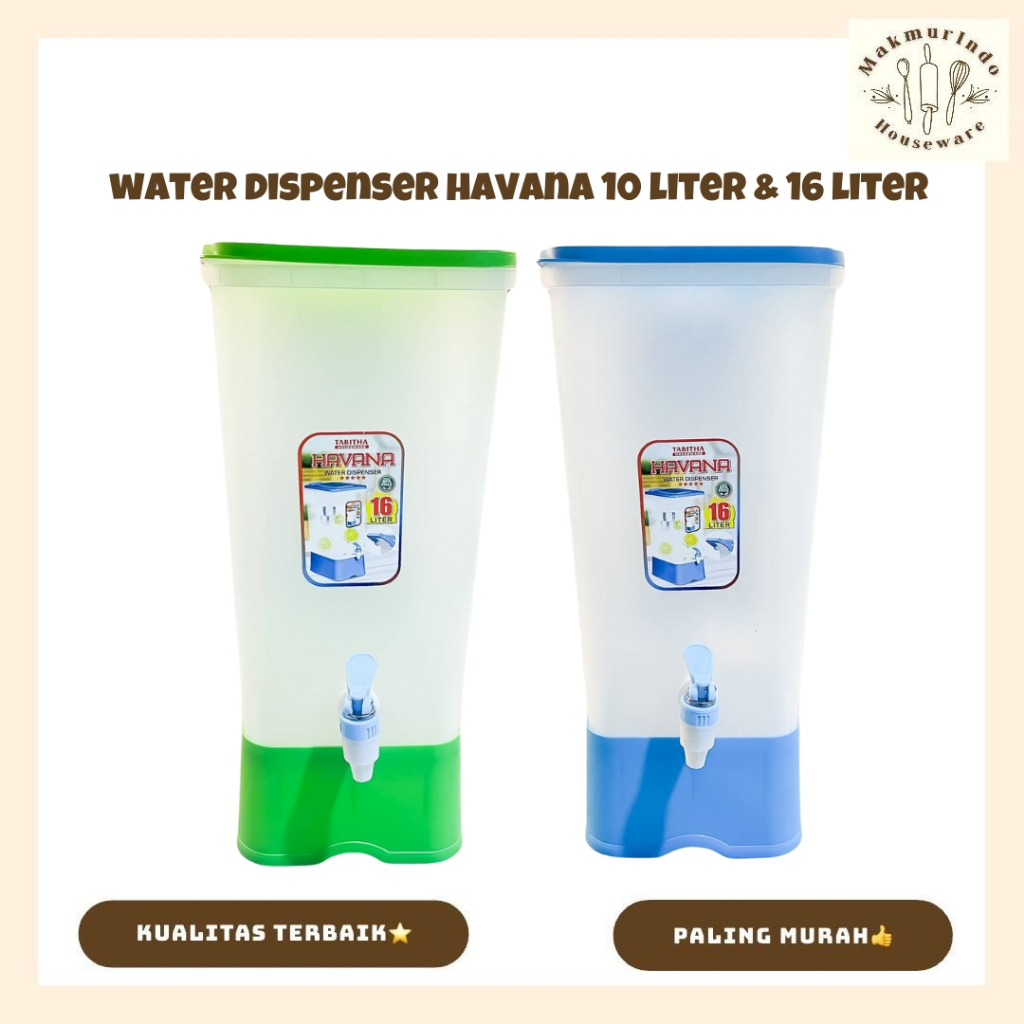 Dispenser Sirup Es Buah Teh Poci Plastik - Havana