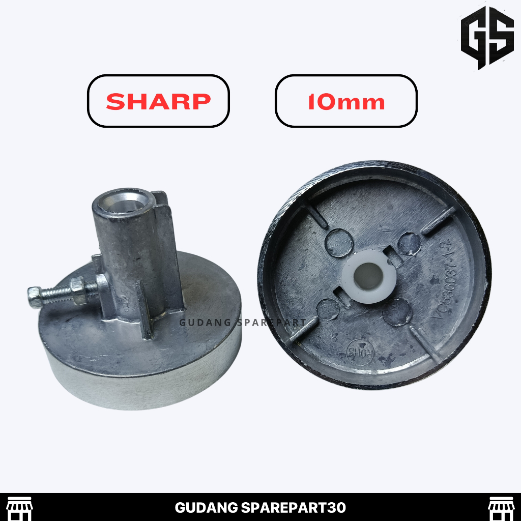 Puli / Pully Pengering Mesin Cuci SHARP - Puli Spin Dinamo Mesin Cuci Sharp As 10mm - Puli Babet