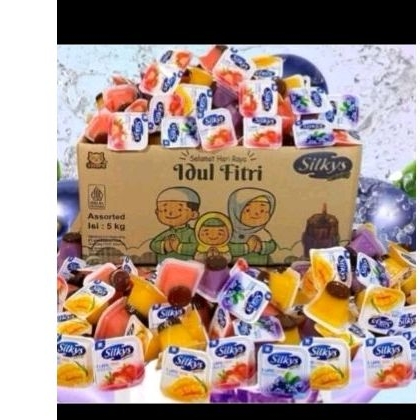 

agar jelly silkys mixs rasa 1kg