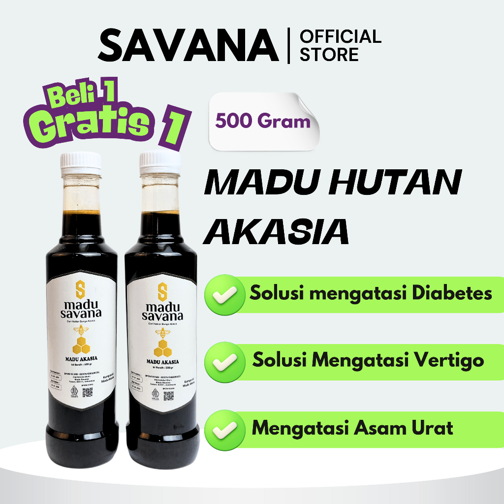 

Madu Savana Asli Beli 1 Gratis 1 Akasia