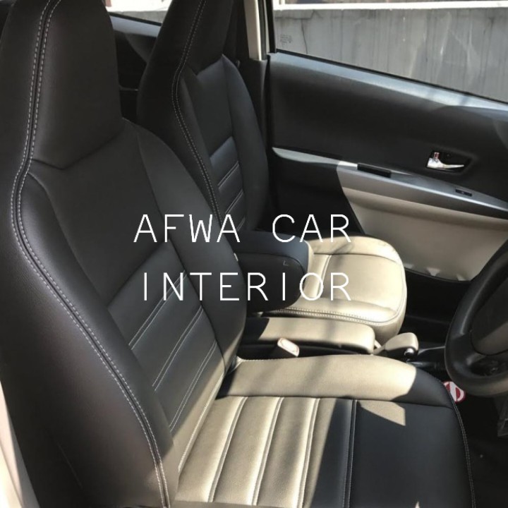 Sarung Jok Mobil Daihatsu Sigra Fullset 3 Baris Bahan Ferrari
