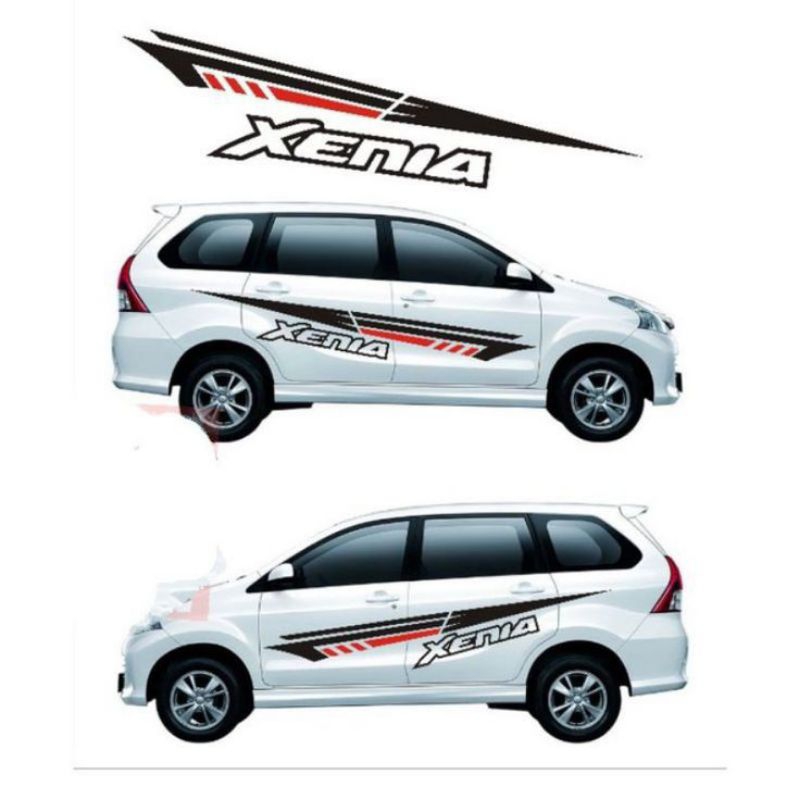 Sticker mobil xenia sticker list terlaris mobil Xenia stiker mobil Xenia terbaru keren