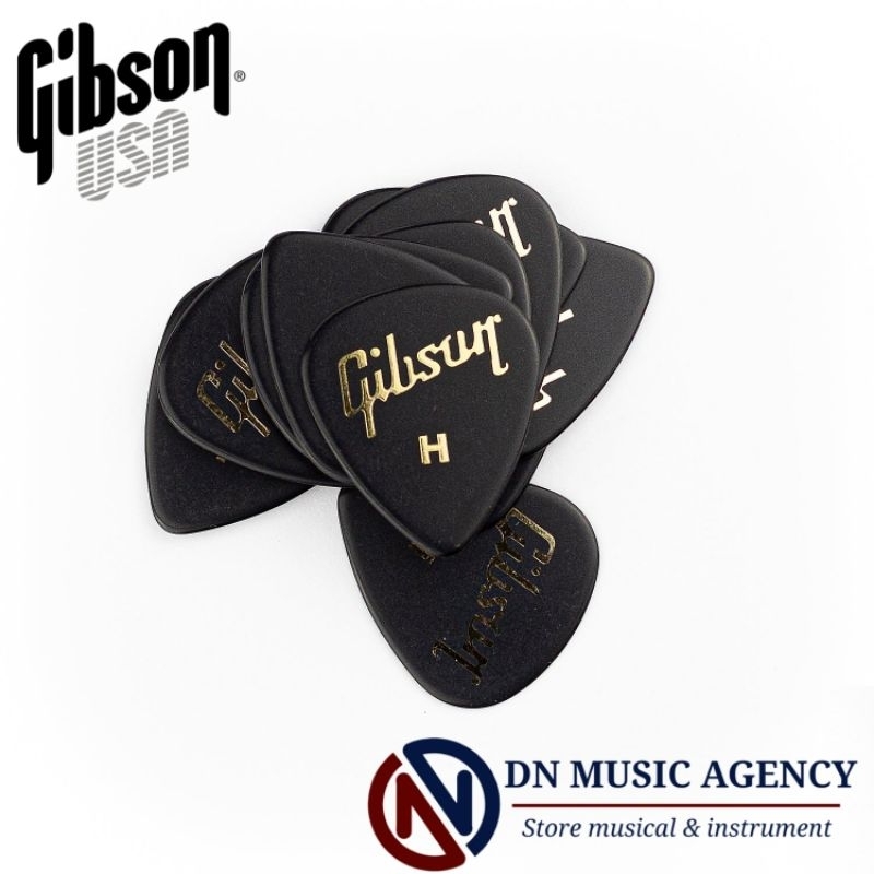 gibson pick gitar celluoid standard heavy wedge original