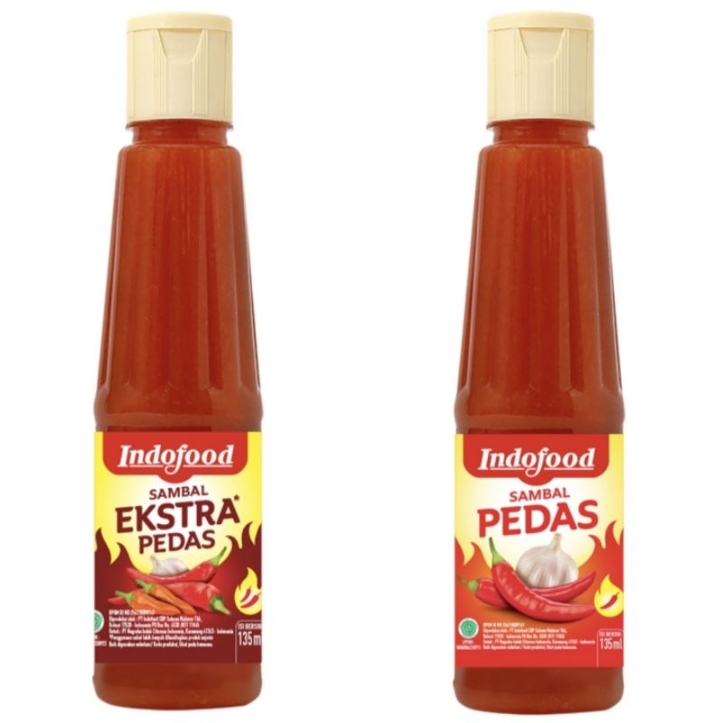 

Indofood Sambal Saos Botol 135 ml