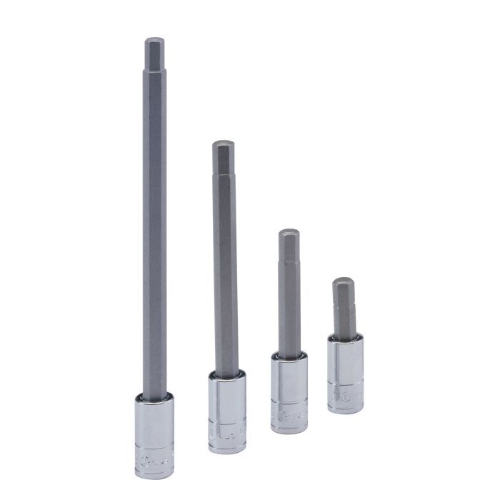 Genius Tools 1/4" dr. Hex Bit Socket 3mm Kunci Shock L 3mm