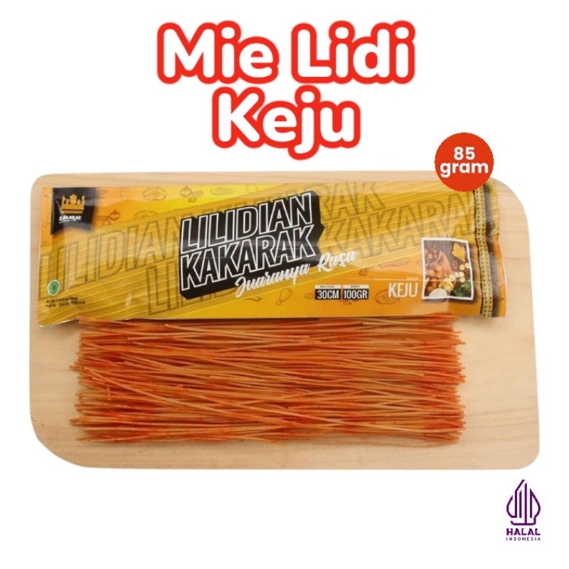 

KAKARAK - Mie Lidi Lilidian Rasa Keju 85gr