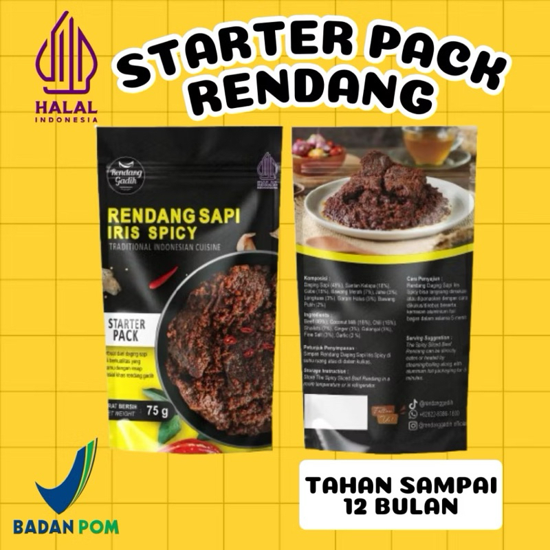 

Starter Pack - Rendang Gadih Payakumbuh