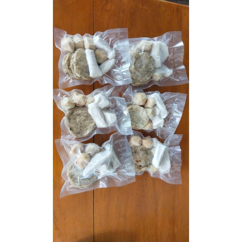 

pempek Frozen Palembang asli ikan tenggiri isi 10