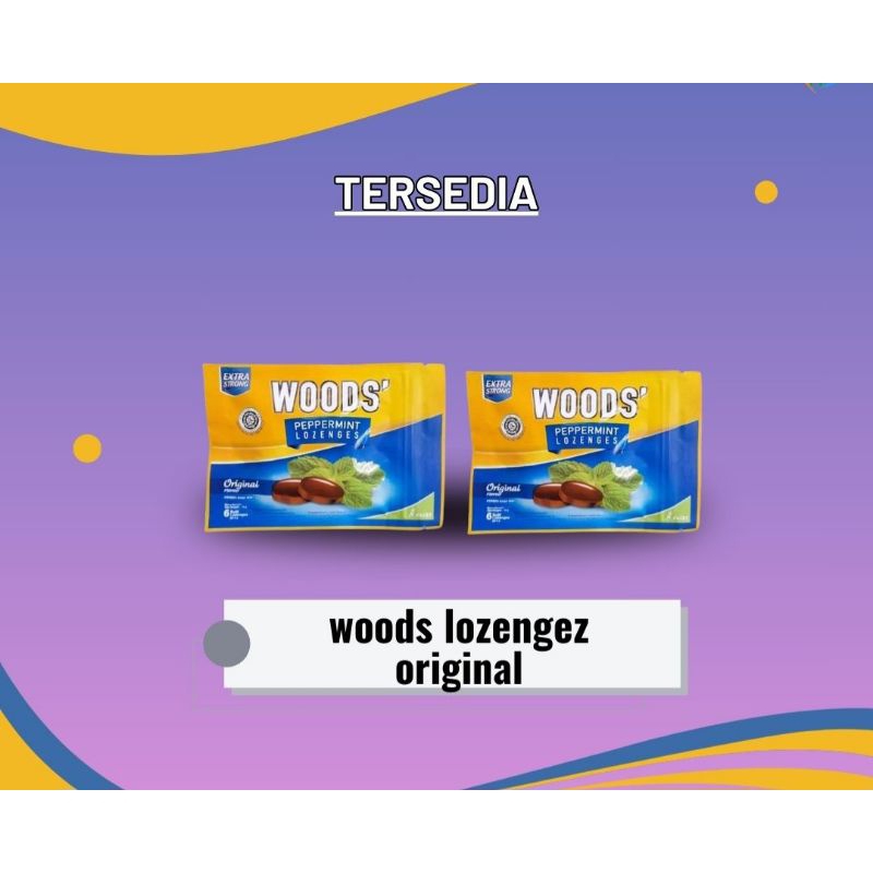 

woods lozenges original