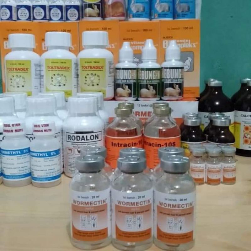 Wormectin 20 ml (obat scabies jamur kurap kadas gudig kosrek untuk hewan berbulu seperti anjing kuci