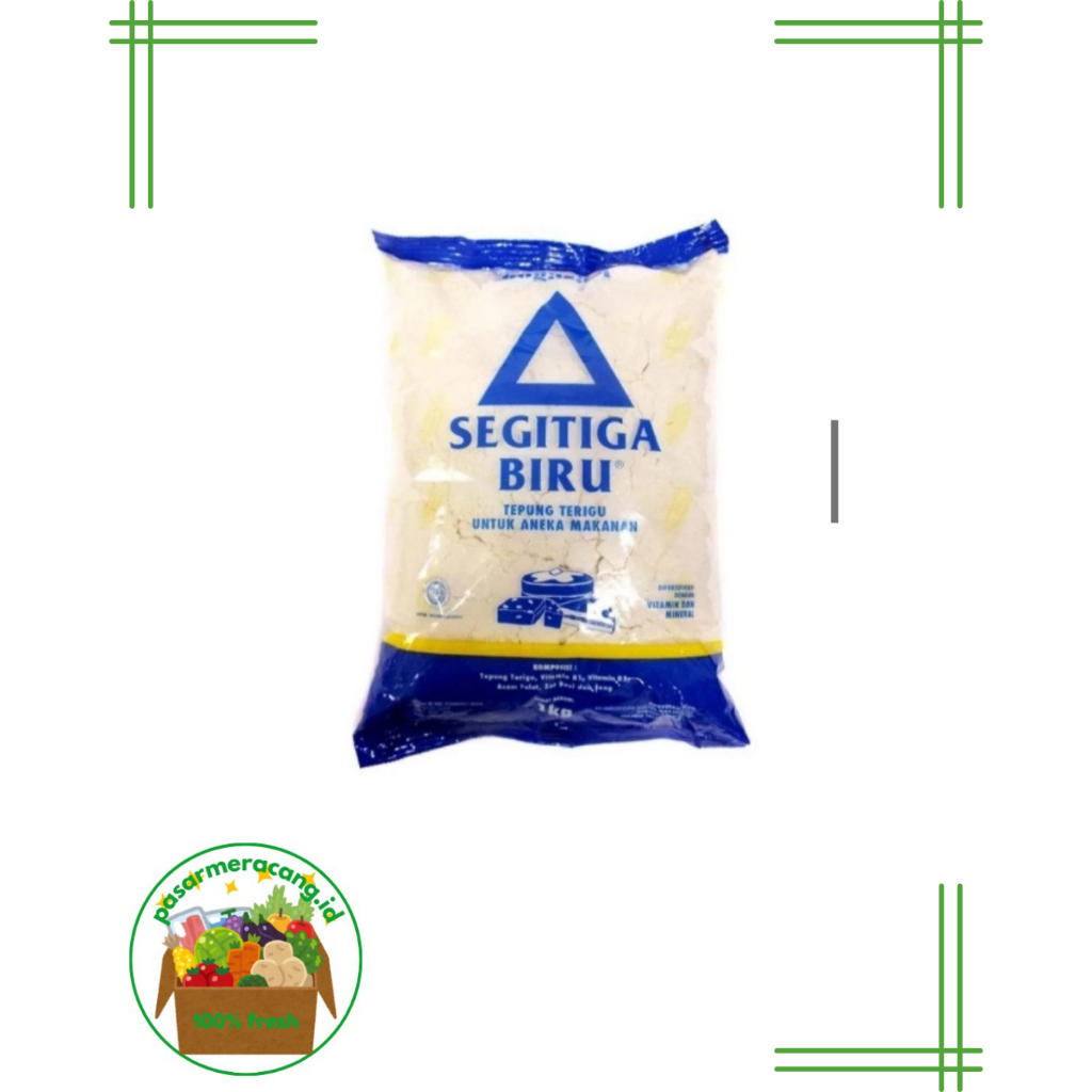 

Bogasari Tepung Terigu Segitiga Biru Ekonomis 500g dan 1 kg